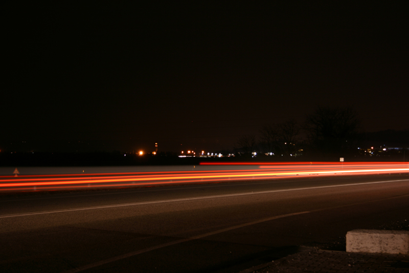 lights on the road