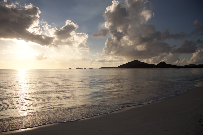 sunset at the beach